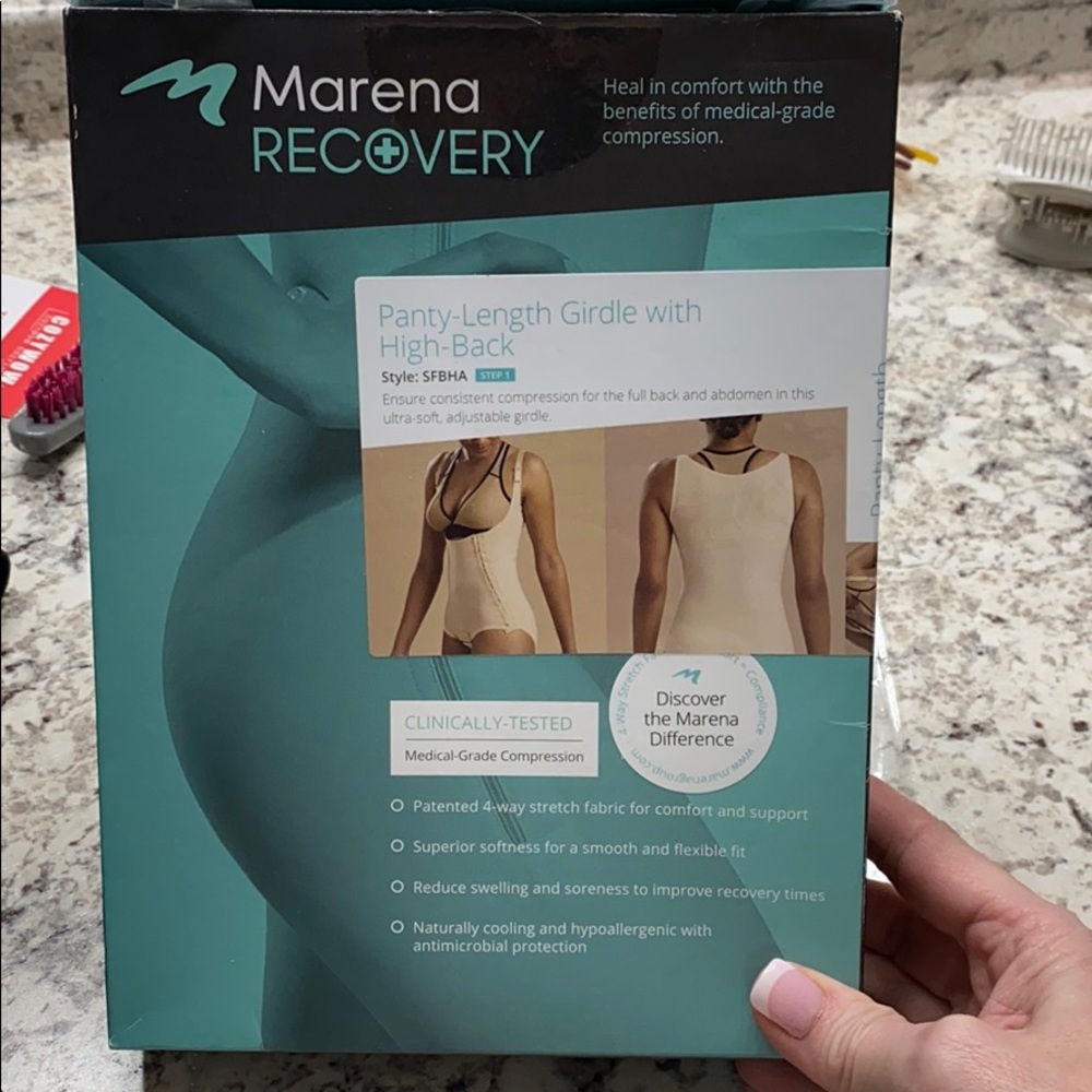 Marena recovery compression garment.  Postpartum